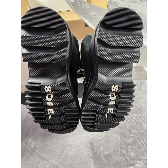 Sorel Womens Tivoli IV Tall Waterproof Suede Boots Womens Size 6 Black Insulated - Picture 7 of 7